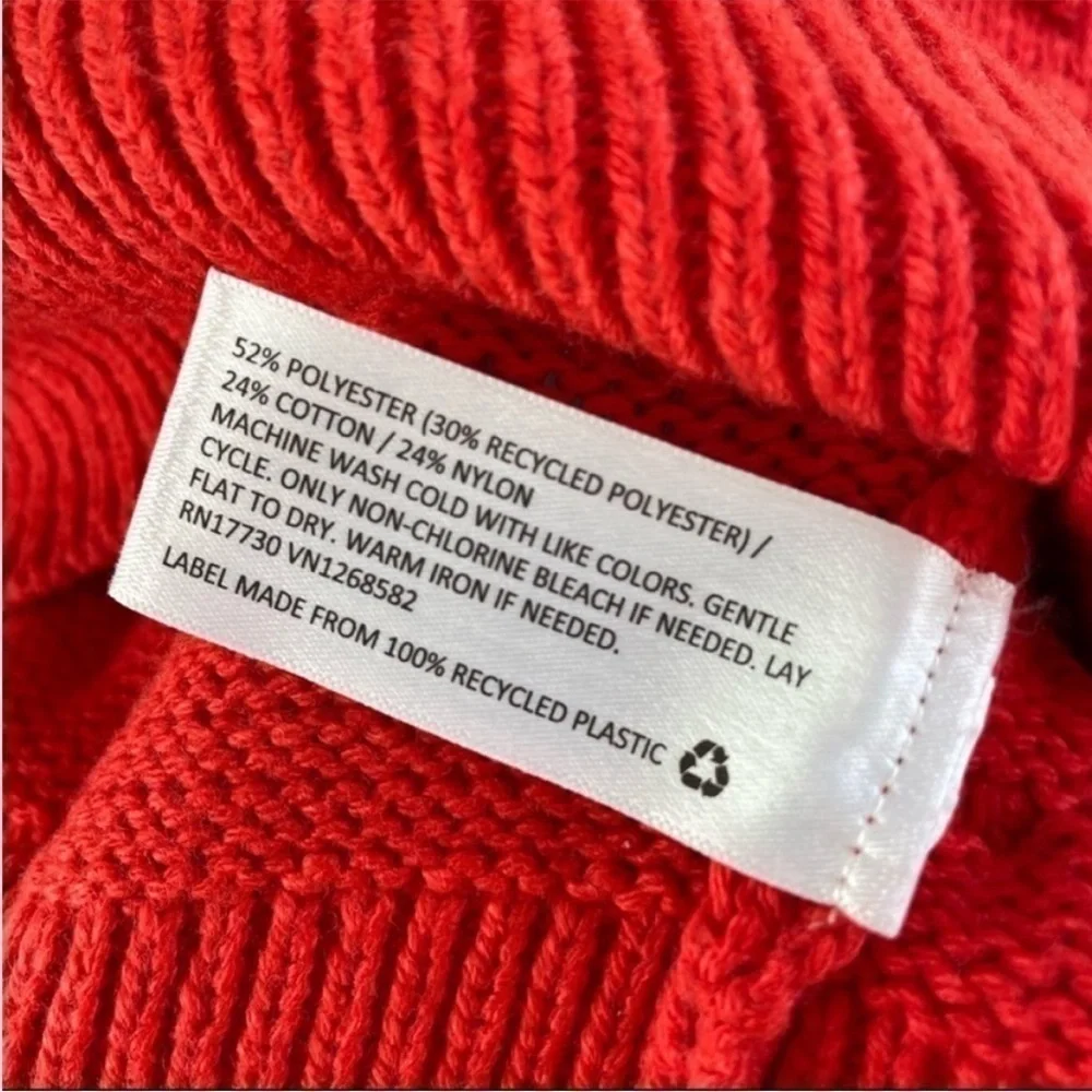 LEGO X Target NWT Textured Knit Red Sweater size XL